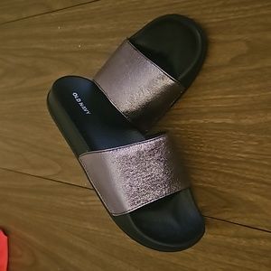 Womens Old Navy Slides, size 8-9